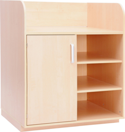 Aankleedtafel / commode kinderopvang "klein" (met 5 kastenopties)