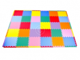 Sportmat 2,86 m² "Mix" / 30 tegels (30 x 30 x 1,2 cm)