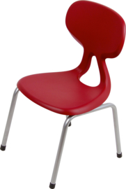 Schoolmeubilair/meubels: Stoelen kunststof/metaal (in 6 maten en 7 kleuren)