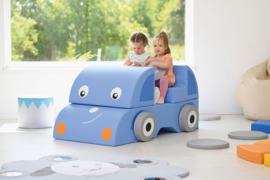 Speelauto (van foam blokken/speelkussens)