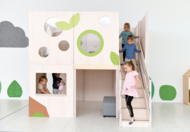 Speelhuis "Flora" (met bovenverdieping)