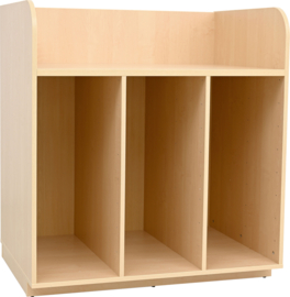 Verschoontafel / commode kinderopvang met 24 opberglades (en aankleedkussen)