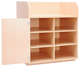 Aankleedtafel / commode kinderopvang "klein" (met 5 kastenopties)