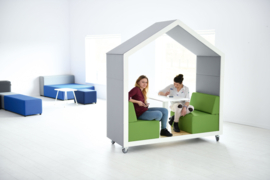 Relaxhuis/akoestische speelplek/leeshoek MET/ZONDER ACHTERWAND