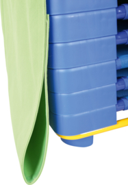 Opberghoes voor "Kinderopvang bedden (stretcher) / rustbedjes" GROEN of GRIJS