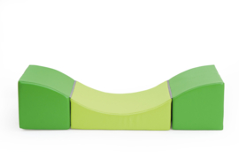 Ligbank (set van 3 foam delen) in 3 kleurencombinaties