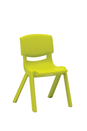 Kinderopvang stoelen kunststof (in 4 maten en 6 kleuren)