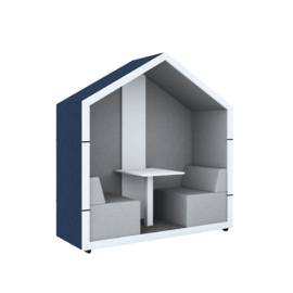 Relaxhuis/akoestische speelplek/leeshoek MET/ZONDER ACHTERWAND