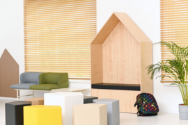 Chillout/relax huisje (met matras in 3 kleuren)