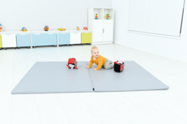 Sportmat/Gymmat/Speelmat/Speelkleed Grijs (200 x 150 x 3 cm)