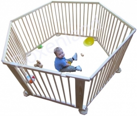 Grondbox/Playpen 5,49 meter natuur of wit (72 cm)