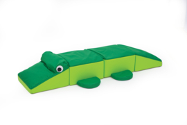 Krokodil (van foam blokken/speelkussens) "Groot"