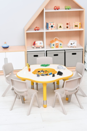 Speeltafel met verstelbare poten (in 5 kleuren)