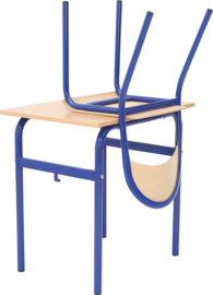 Schoolmeubilair/meubels: Stoelen hout/metaal "modern" (in 7 maten en 6 kleuren)