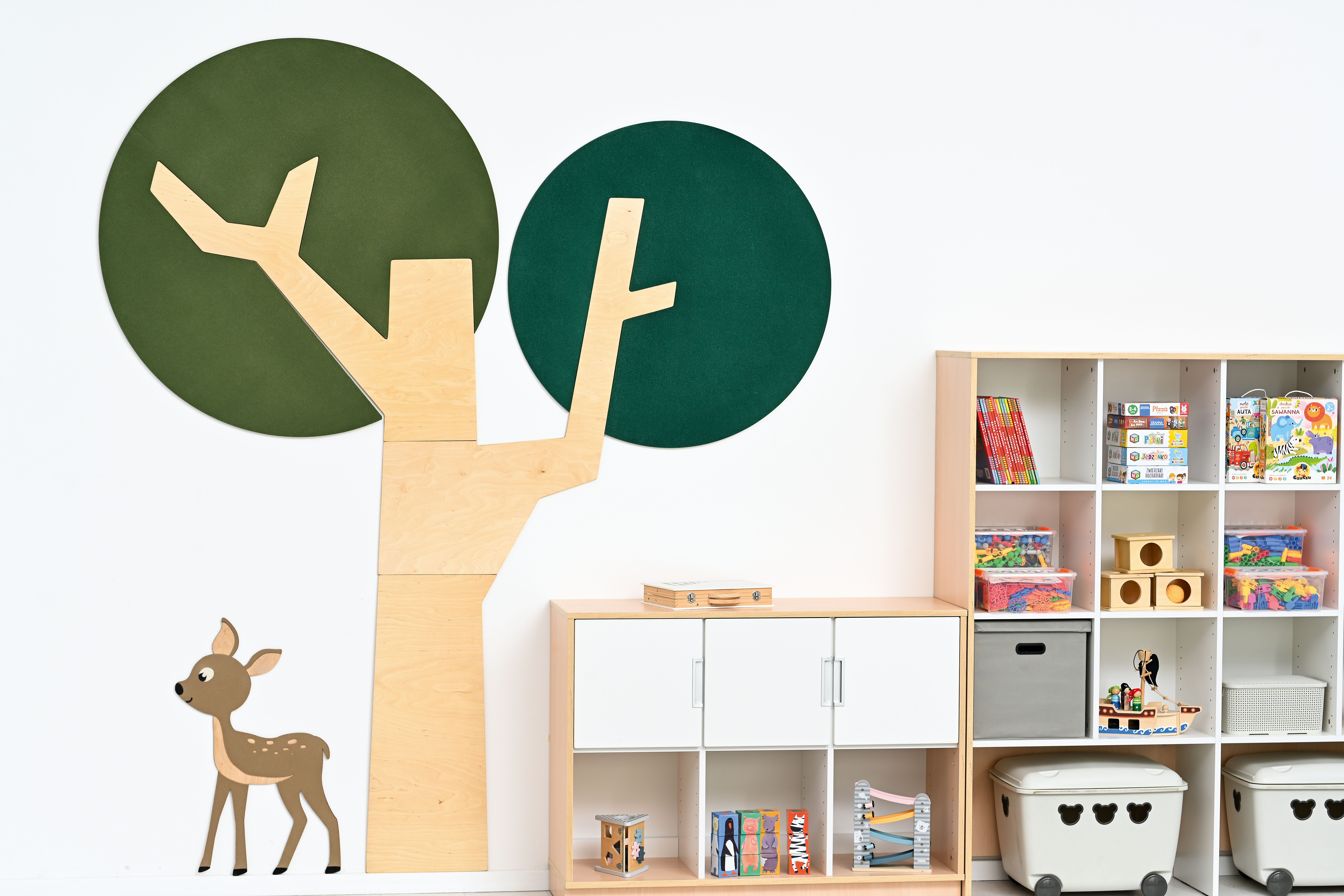 Wanddecoratie Boom (2 soorten) van hout