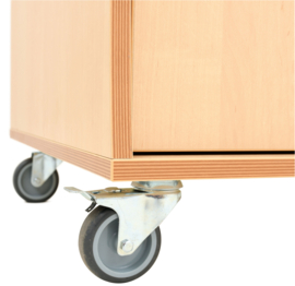 Aankleedmeubel / commode kinderopvang (verrijdbaar/met wieltjes)