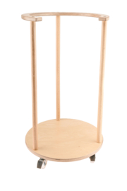 Verrijdbare (hoge) trolley voor 20 zitkussens (van 35 cm en 3 cm dik)