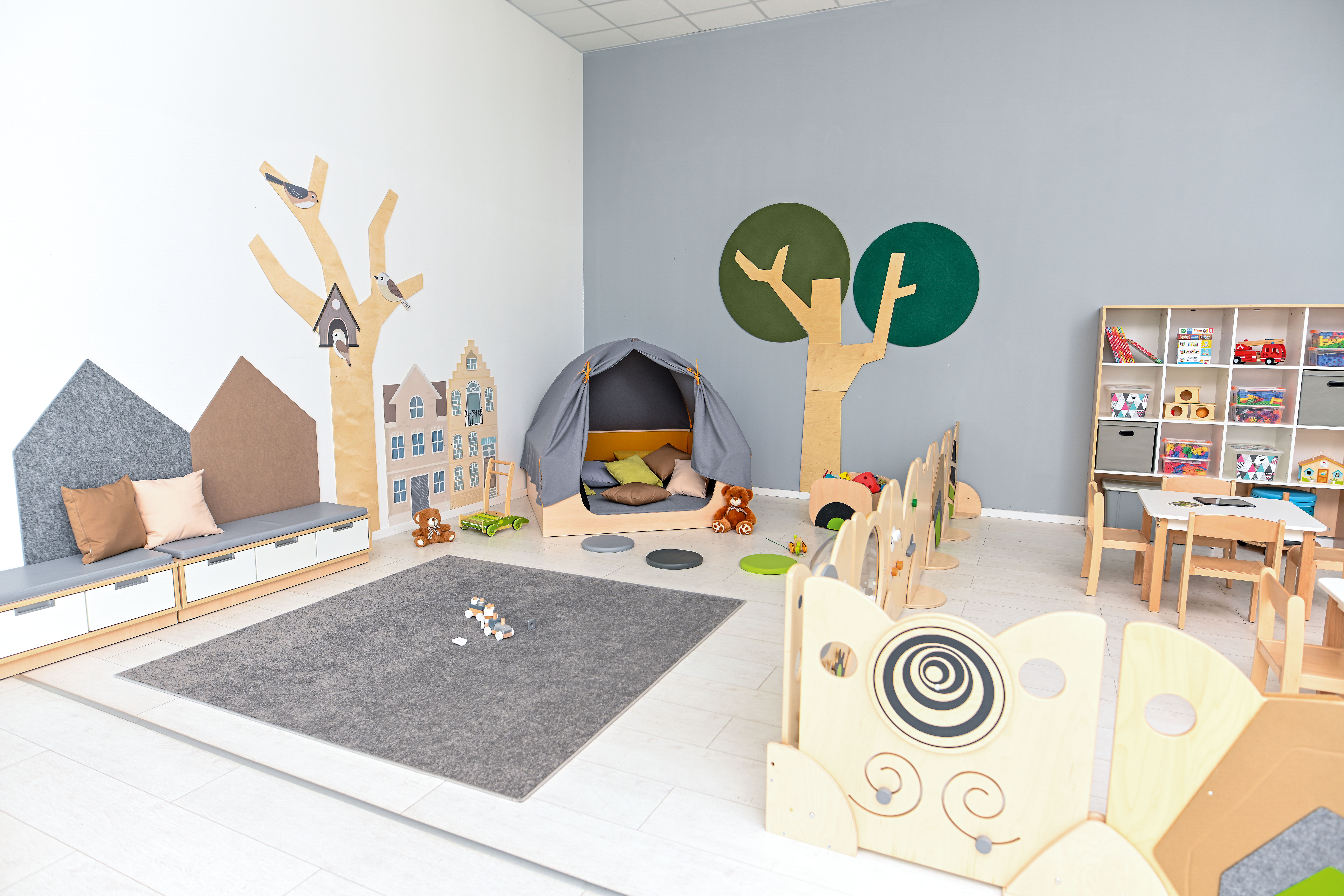 Wanddecoratie Boom (2 soorten) van hout