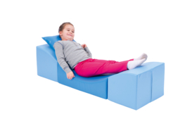 Ligbank (set van 3 foam delen) in 3 kleurencombinaties