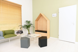 Chillout/relax huisje (met matras in 3 kleuren)