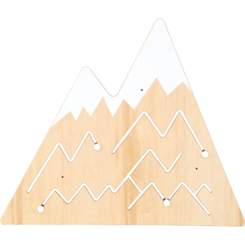 Wandspel Muurspel Bergtoppen (152 x 128 cm)