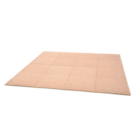 Vloertegels kurk (30 x 30 of 60 x 60 x 0,9 cm)