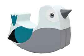 Wip - Vogel (wit-beige of turquoise/wit/grijs)