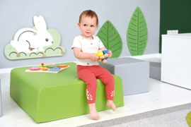 Foam blok/tafel/zitje GROOT of KLEIN (in 7 kleuren)