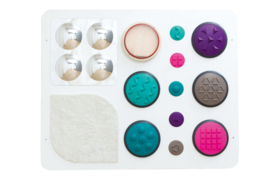 Sensorisch Wandspel Muurspel met spiegel (145 x 117 cm)