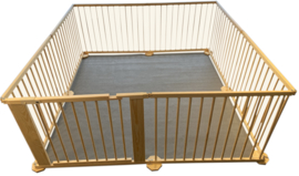 Grondbox / Playpen 7,3 meter inklapbaar (72 cm) Natuur, Wit of Grijs