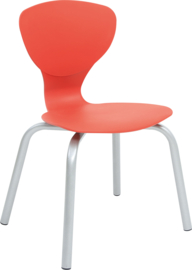 Schoolmeubilair/meubels: Stoelen kunststof/metaal "premium" (in 6 maten en 4 kleuren)