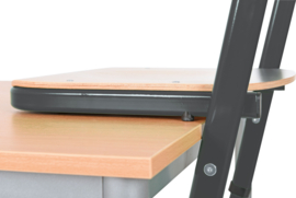 Verstelbare stoelen voor kinderopvang / school hout/metaal (in 4 maten en 6 kleuren)