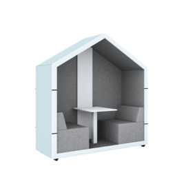 Relaxhuis/akoestische speelplek/leeshoek MET/ZONDER ACHTERWAND