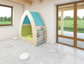 Leeshoek / rustplek "Oase" (165 x 79 x 180 cm)