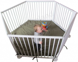 Grondbox / Playpen 5,49 meter WIT (79 cm)