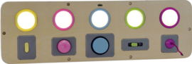 Motoriekbord schakelaars met licht (80 x 25 cm)