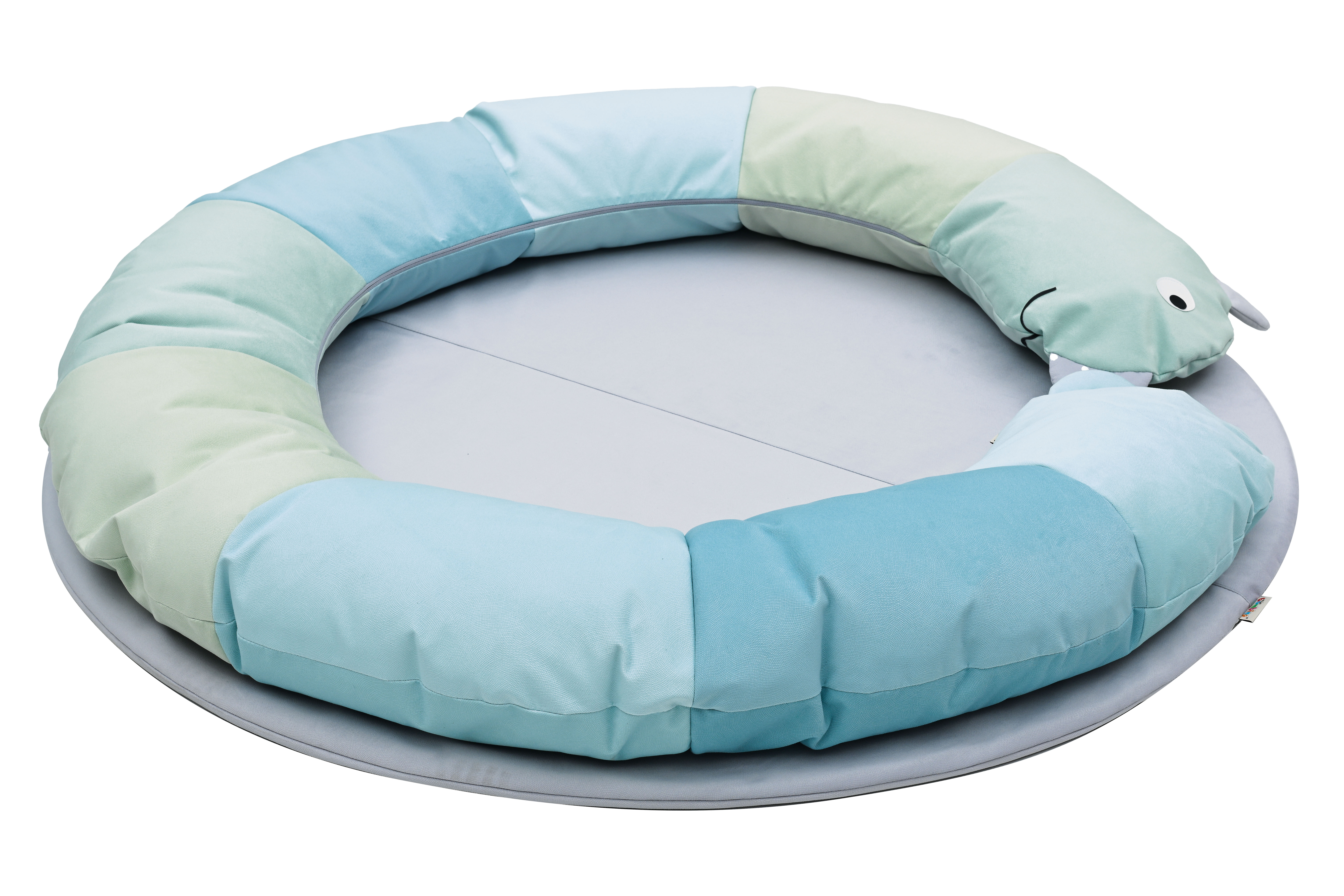 Speelkleed/speeltapijt Rups (140 cm) pastelkleuren