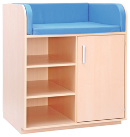 Aankleedmeubel / commode kinderopvang "klein" (met 5 kastenopties)