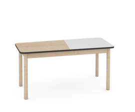 Kinderopvang tafel premium (131 x 71 cm) 2 kleur(combinaties) en 4 hoogtes