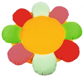 Speelmat/speelkleed Bloem (kleur) 150 cm