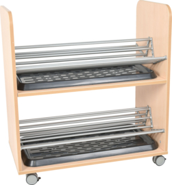Verrijdbare trolley Laarzenrek / Schoenenrek