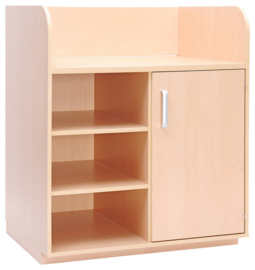 Aankleedtafel / commode kinderopvang "klein" (met 5 kastenopties)