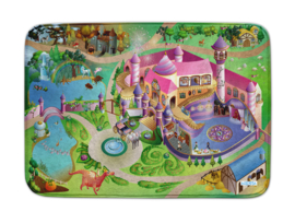 SALE! Ultrazacht speelkleed prinsessenkasteel (70 x 95 cm)