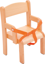 Stoel met veiligheidssluiting