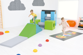 Foam blok / Turnmat (120 x 60 x 7 cm) GRIJS