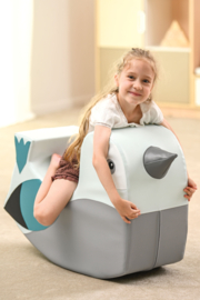 Wip - Vogel (wit-beige of turquoise/wit/grijs)