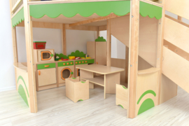 Speelhuis met plateau