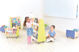 Boekenkast / boekenwagen (in 10 kleuren)