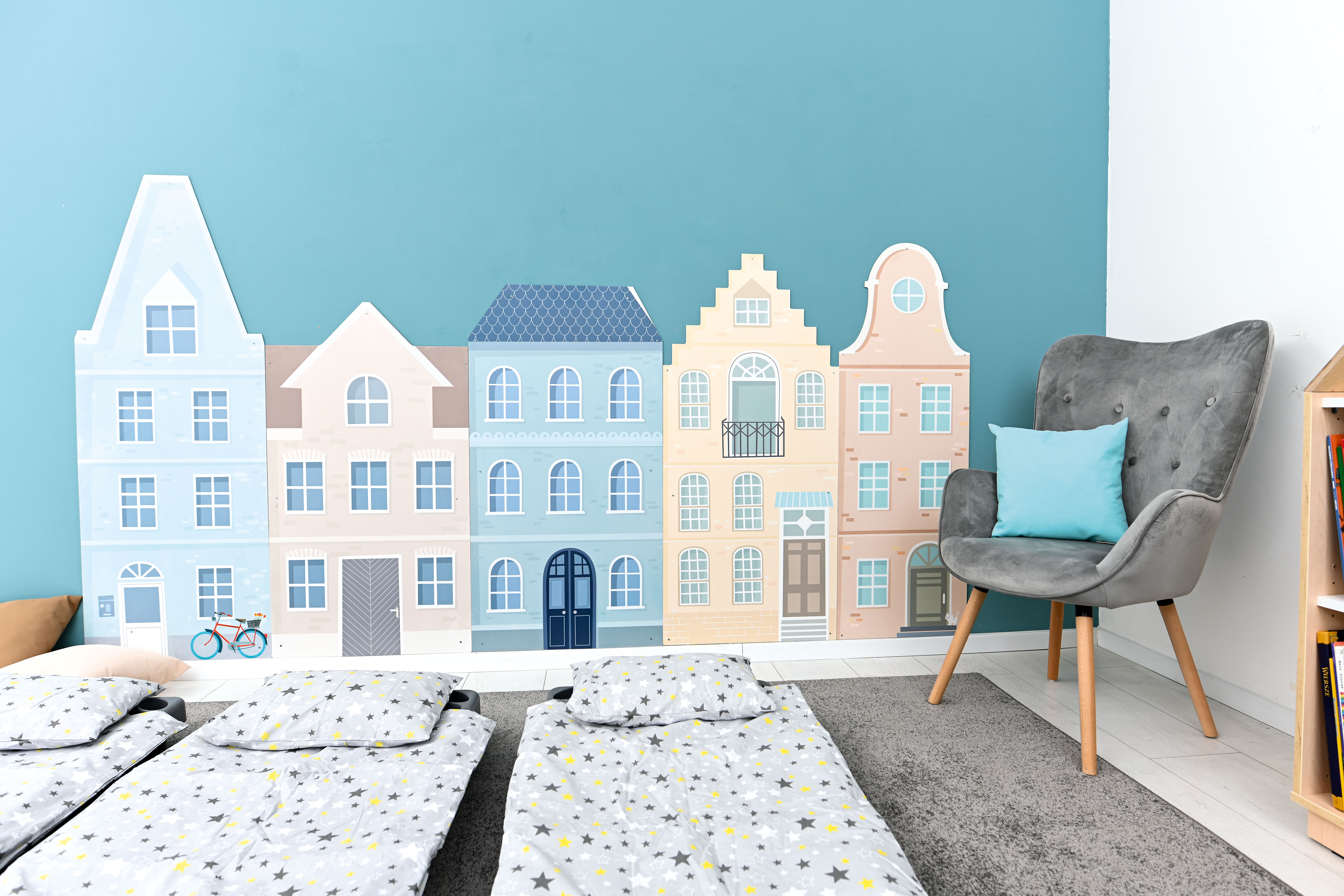 Wanddecoratie Huis (5 soorten) van hout