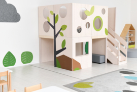 Speelhuis "Flora" (met bovenverdieping)